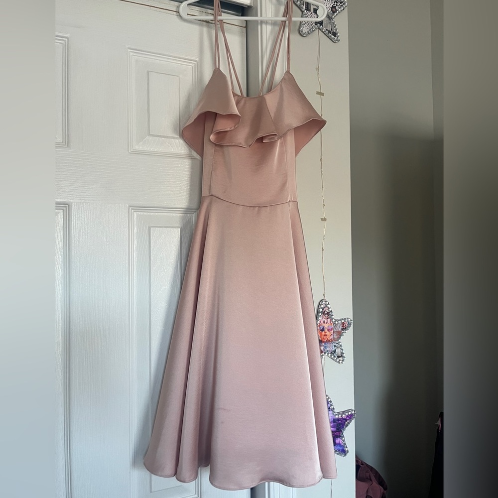 Blush pink dress